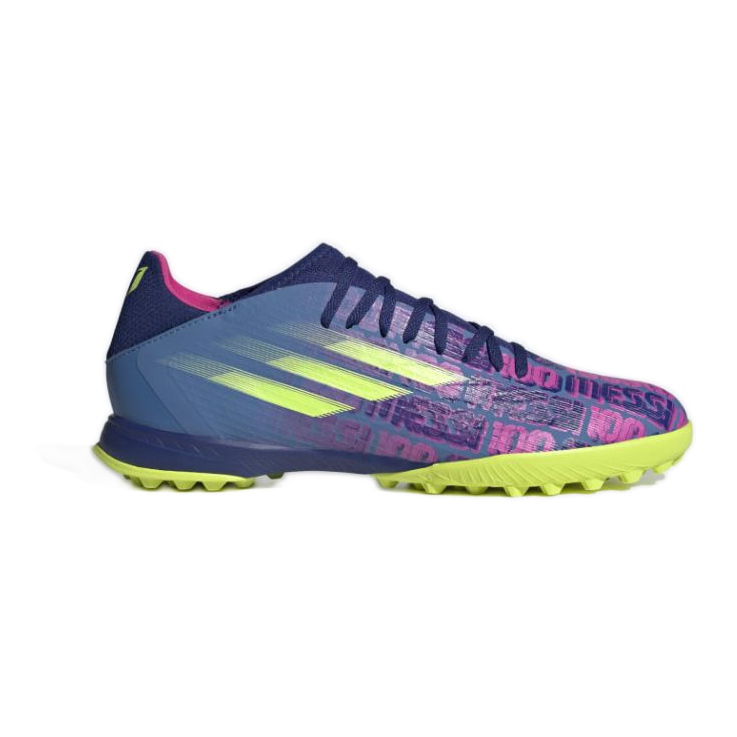 Scarpe da calcio Adidas X Speedflow Messi.3 Tf M FY6896 blu navy, multicolore blu e blu navy