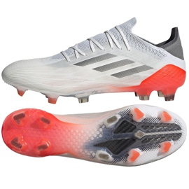 Scarpe da calcio Adidas X Speedflow.1 Fg M FY6869 rosso, bianco, grigio bianca