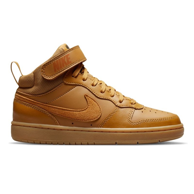 Scarpa Nike Court Borough Mid 2 Jr CD7782-701 marrone rosso