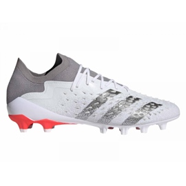 Scarpe da calcio Adidas Predator Freak.1 Low Ag M GZ2806 grigio, bianco bianco