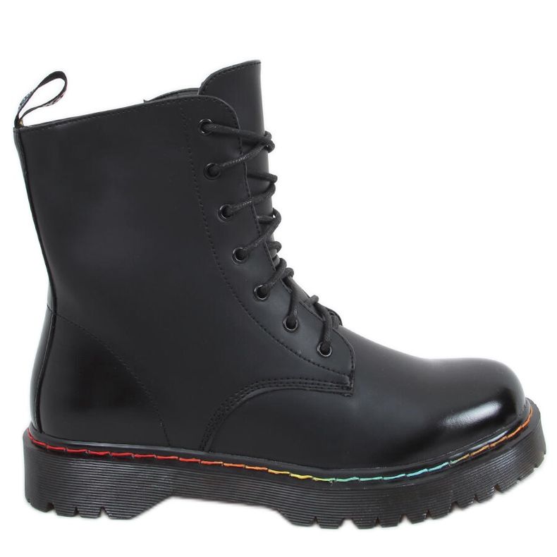 Martensiaki con il filo colorato Ohio Black nero