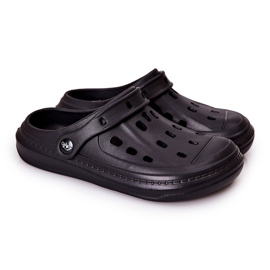 BEFADO S.A. Pantofole da uomo Kroks Befado 154M002 Nere nero