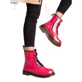 Filippo Trapper in pelle calda rosa
