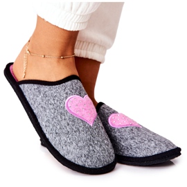 Big Star Pantofole da casa Panto Fino II267010 Grigio-Rosa
