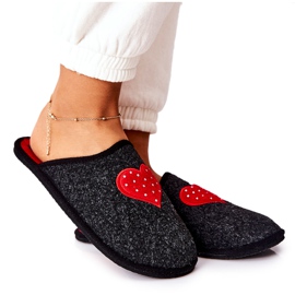 Big Star Pantofole da casa Panto Fino II267009 Nero e Rosso