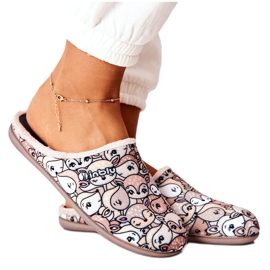 Inblu Pantofole Befado Caprioli 155D203 Beige marrone