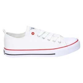 Sneaker bianche da donna legate American Club LH14 bianca