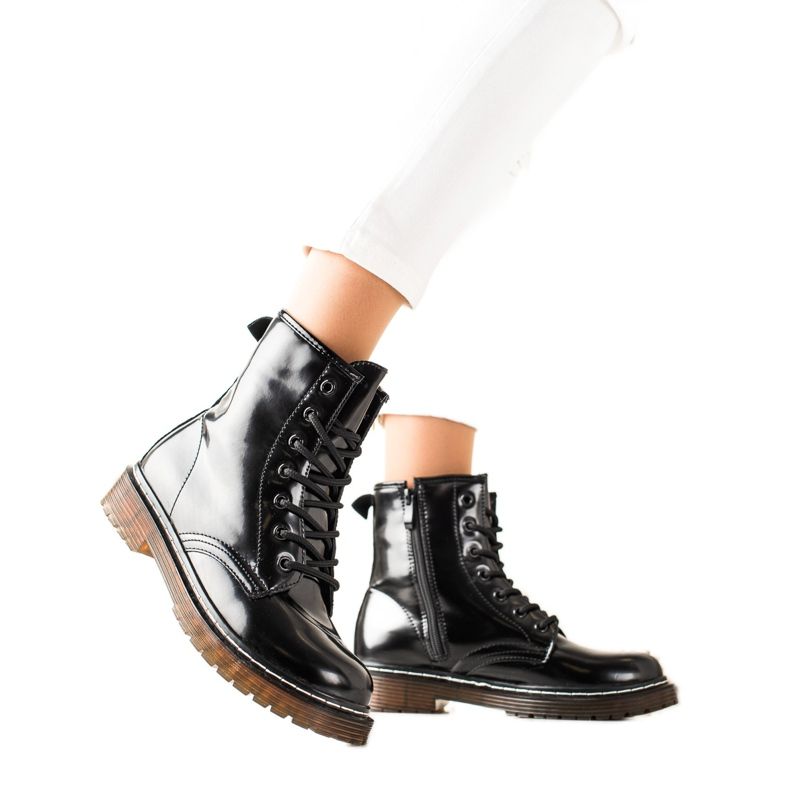 Lucky Shoes Comodi cacciatori neri nero