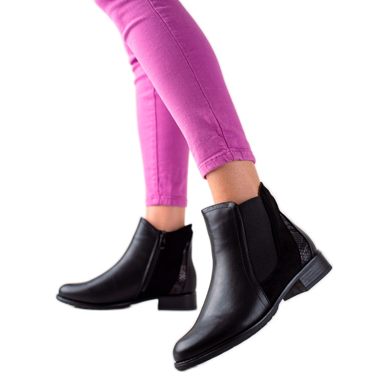 Lucky Shoes Stivali neri classici nero
