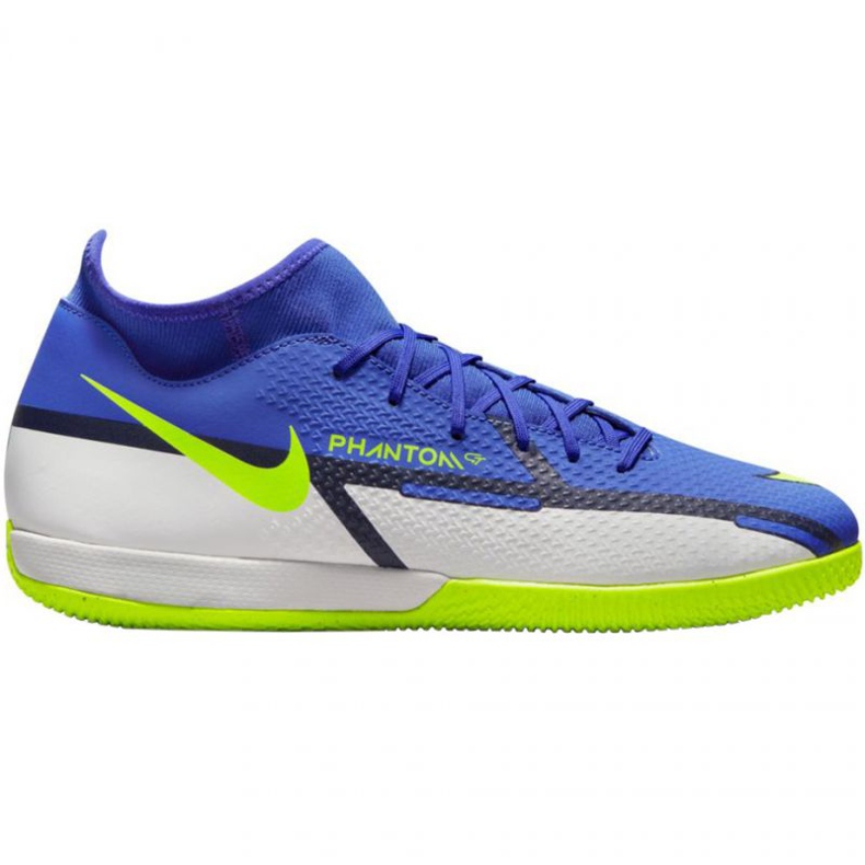 Nike Phantom GT2 Academy Df Ic M DC0800 570 scarpe da calcio argento, blu blu