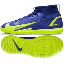 Nike Mercurial Superfly 8 Academy Ic Jr CV0784 474 scarpe da calcio multicolore blu