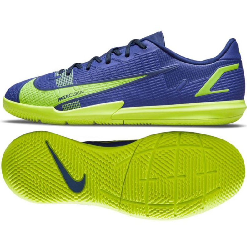 Nike Mercurial Vapor 14 Academy Ic Jr CV0815 474 scarpe da calcio multicolore blu