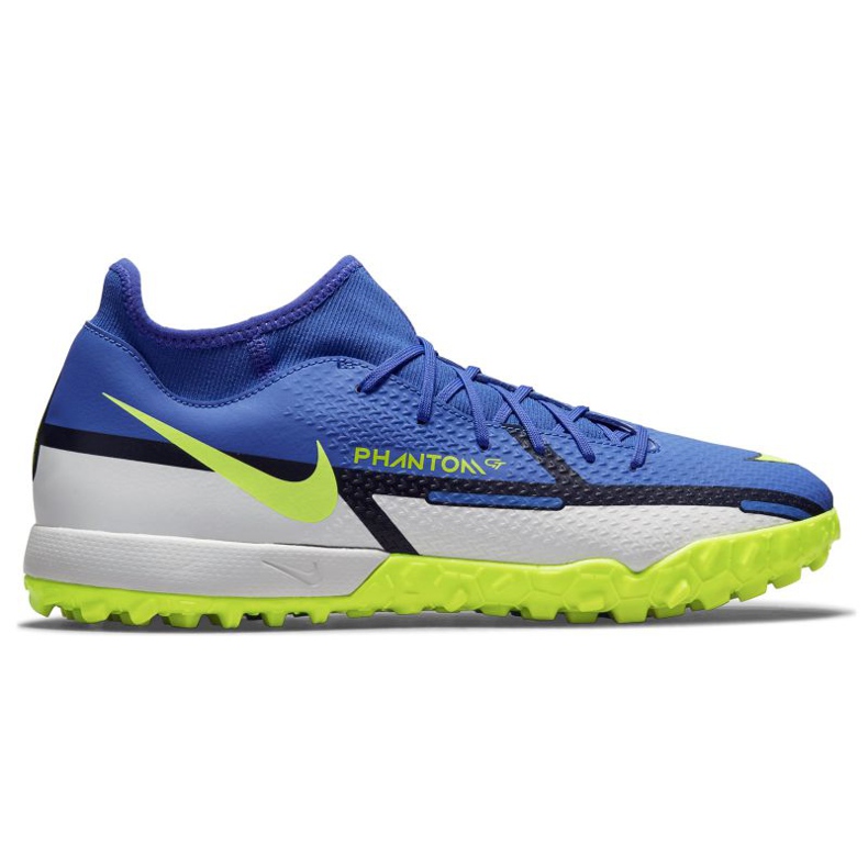 Nike Phantom GT2 Academy Df Tf M DC0802-570 scarpe da calcio multicolore blu