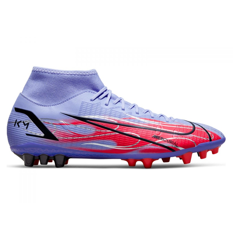 Nike Superfly 8 Academy Km Ag M DJ3984-506 scarpe da calcio multicolore viola