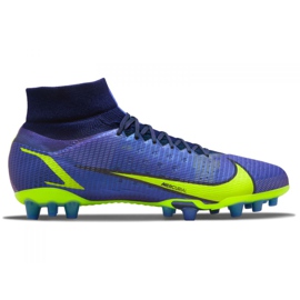 Scarpa da calcio Nike Superfly 8 Pro Ag M CV1130-574 blu navy blu navy