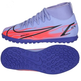 Nike Mercurial Superfly 8 Club Km Tf Jr DB0934 506 scarpe da calcio multicolore viola