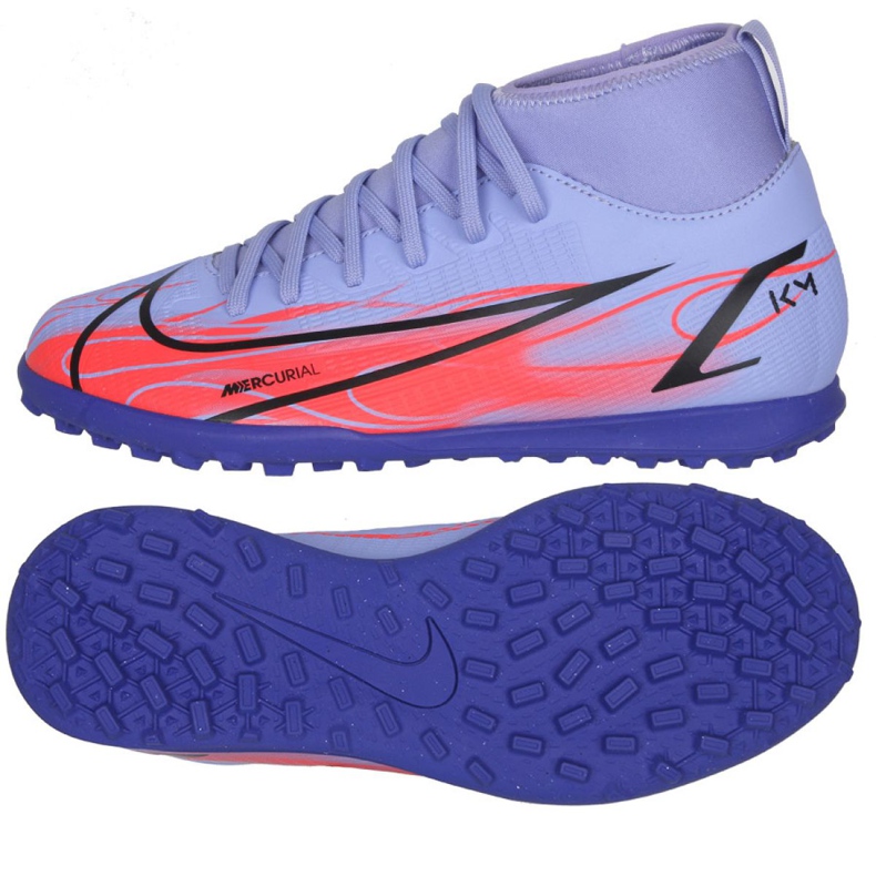 Nike Mercurial Superfly 8 Club Km Tf Jr DB0934 506 scarpe da calcio multicolore viola