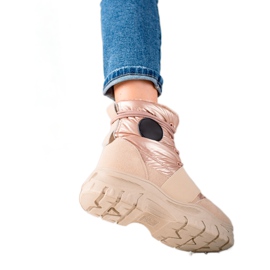 TRENDI Stivali da neve casual beige