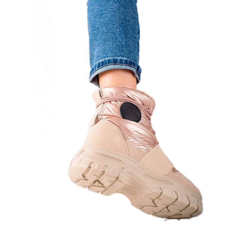 TRENDI Stivali da neve casual beige