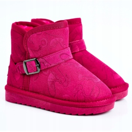 Apawwa Doposci Bambino Con Pelliccia Fucsia Kawai rosa