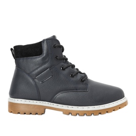 Scarponi da trekking da uomo isolanti blu navy Adrien