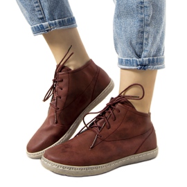 Stivali da donna casual Keira bordeaux chiaretto rosso
