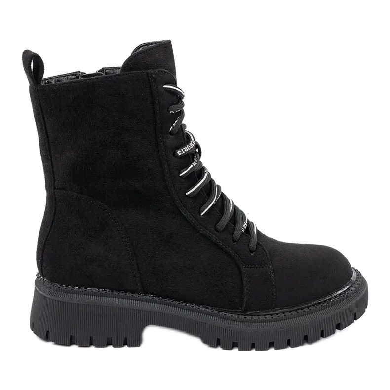 TRENDI Lavoratori allacciati nero