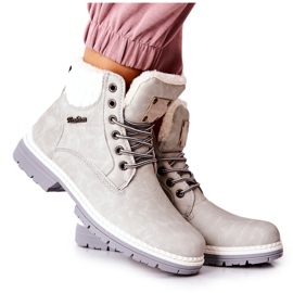 PH1 Trapper in pelle riscaldata grigio chiaro Laralis