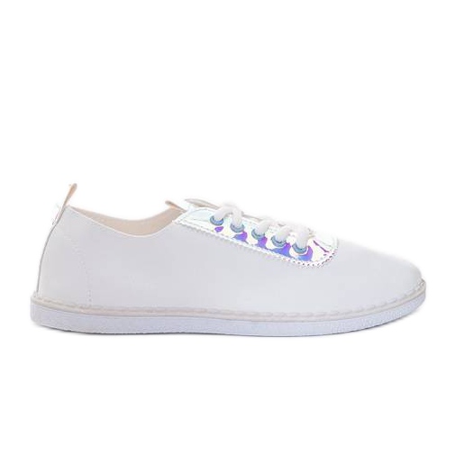 Sneakers da donna White Roses bianca