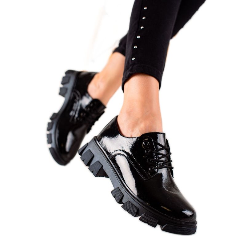 Filippo Scarpe in pelle nera nero