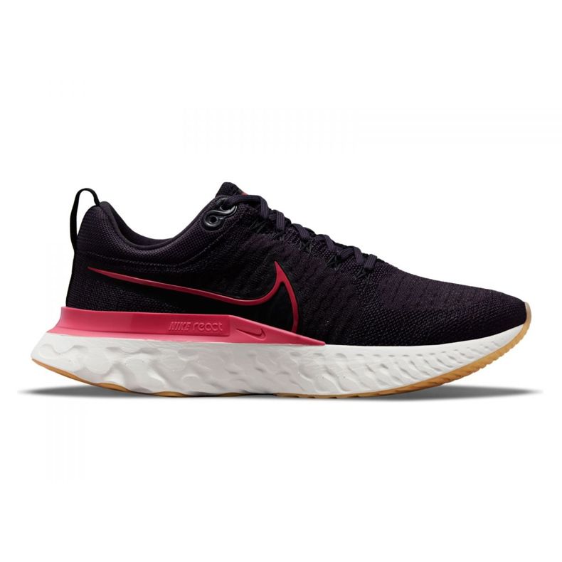 Nike React Infinity Run Flyknit 2 W CT2423-501 scarpe da corsa nero viola