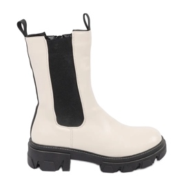 Goodin Stivali alti alla moda beige