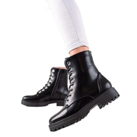 Bestelle Trappers classici con cerniera decorativa nero