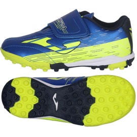 Scarpe da calcio Joma Super Copa 2104 Tf Jr SCJW.2104.TF.V nero, blu, giallo blu