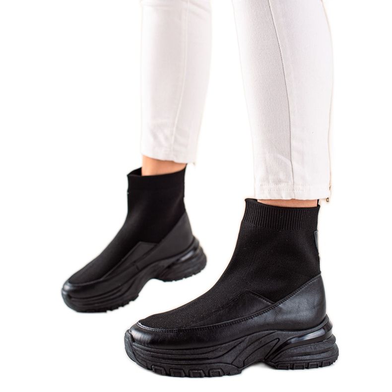 Seastar Stivali slip-on con un calzino nero
