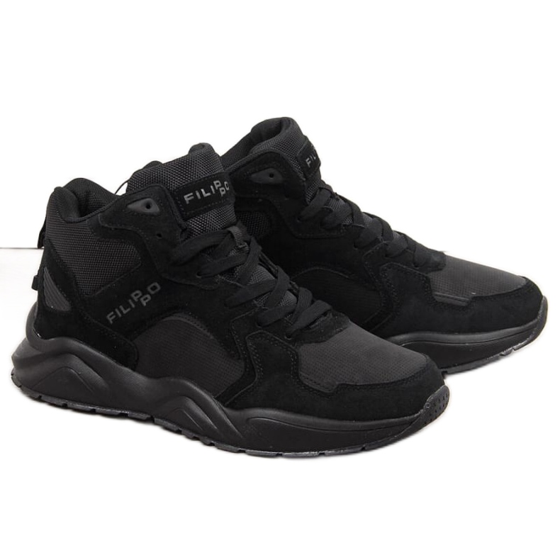 Sneakers alte Filippo M PAW305 nere nero