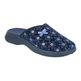 Scarpe da donna Befado pu 019D126 blu navy argento
