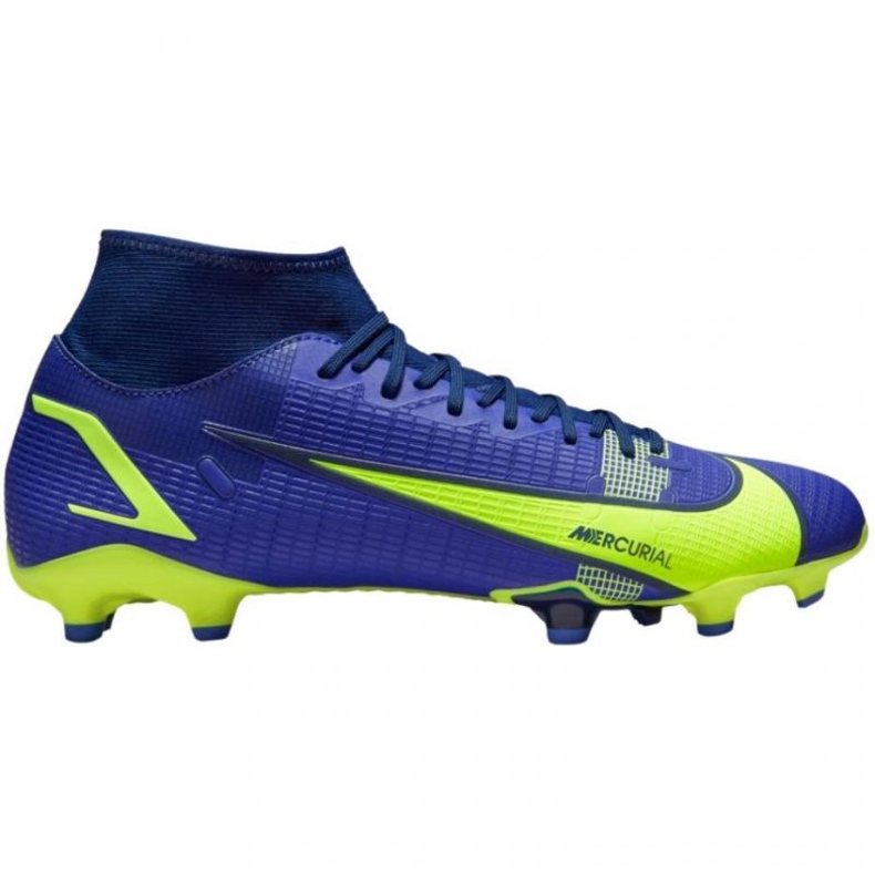 Nike Mercurial Superfly 8 Academy FG / MG M CV0843 574 scarpe da calcio blu blu