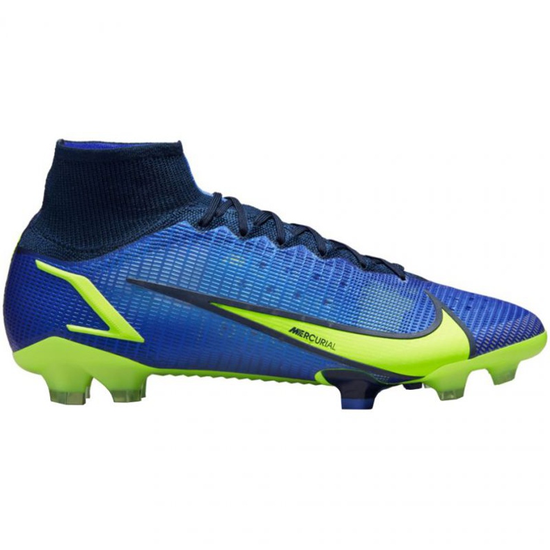 Nike Mercurial Superfly 8 Elite Fg M CV0958 574 scarpe da calcio blu blu