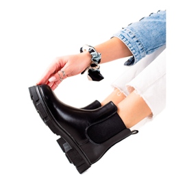 Ideal Shoes Caldi stivali Chelsea nero