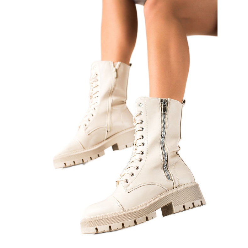 Seastar Trappers beige con cerniera decorativa