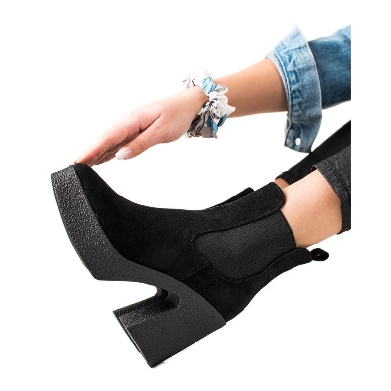 Seastar Stivali slip-on su un palo nero