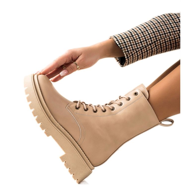 Seastar Trapper classici realizzati in ecopelle beige