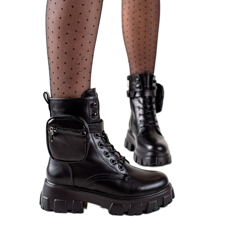 TRENDI Operai neri con tasca nero