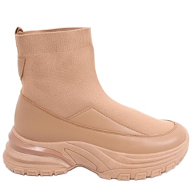 Goko Camel calzini calzini beige