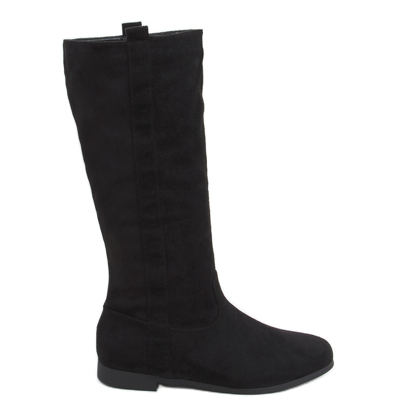 Flatty Stivali piatti neri nero