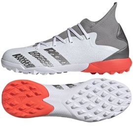 Scarpe da calcio Adidas Predator Freak.3 Tf M FY6309 grigio, bianco grigio