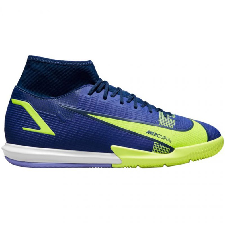Nike Mercurial Superfly 8 Academy Ic M CV0847 474 scarpe da calcio blu verde blu