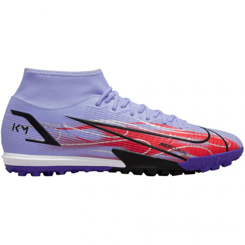 Scarpa da calcio Nike Mercurial Superfly 8 Academy Tf M DB2868 506 rosso, viola viola