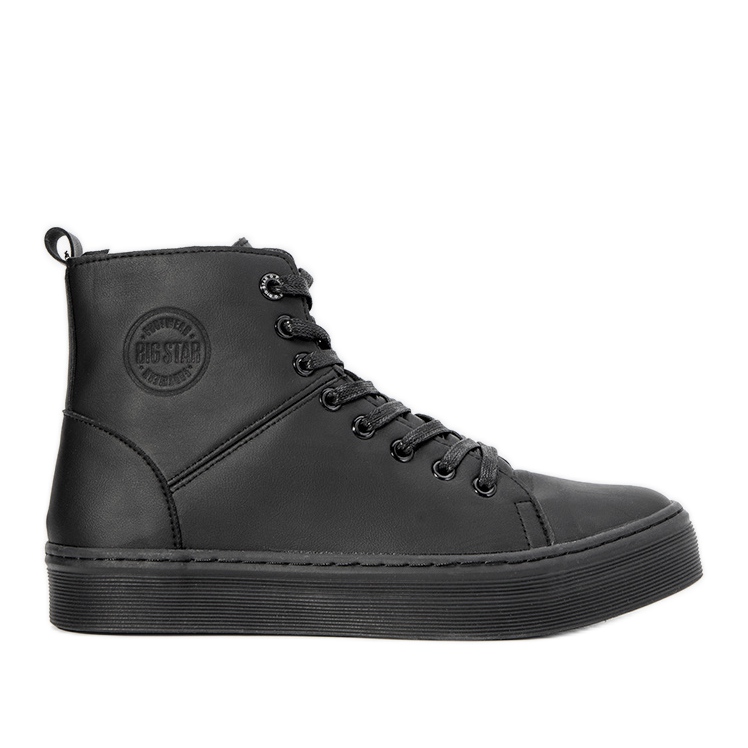 Sneakers da uomo Big Star nere metallizzate nero